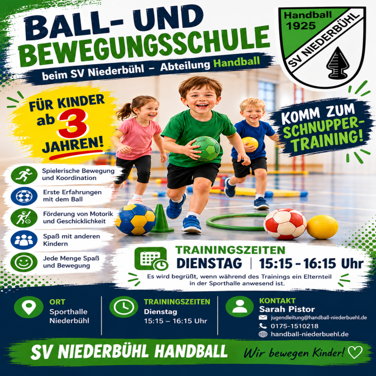 Ball- und Bewegungsschule beim SV Niederbühl Handball
